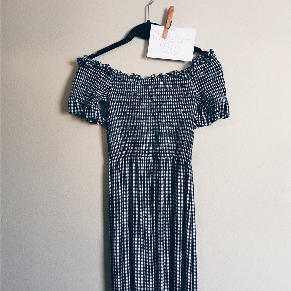 Summer gingham dress